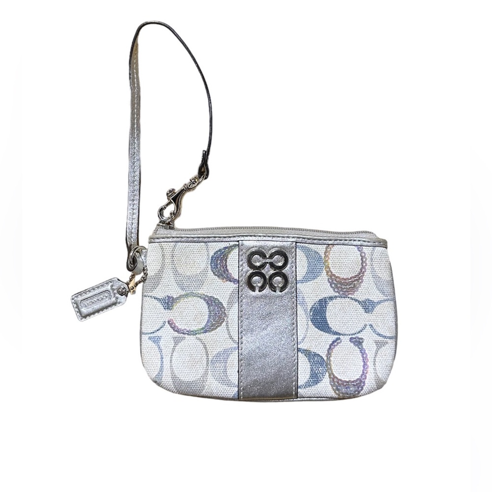 Authentic Coach Wristlet Sequins - image 1